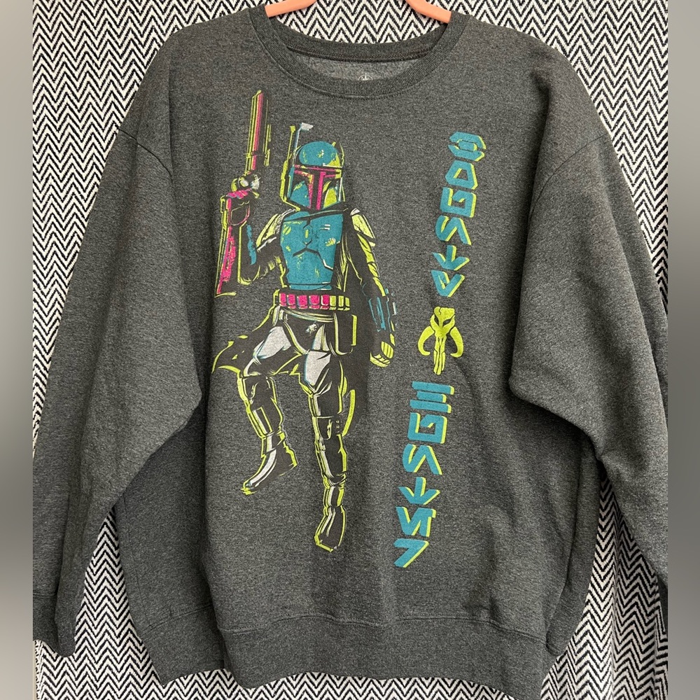 Disney Star Wars Boba Fett Sweatshirt - Large